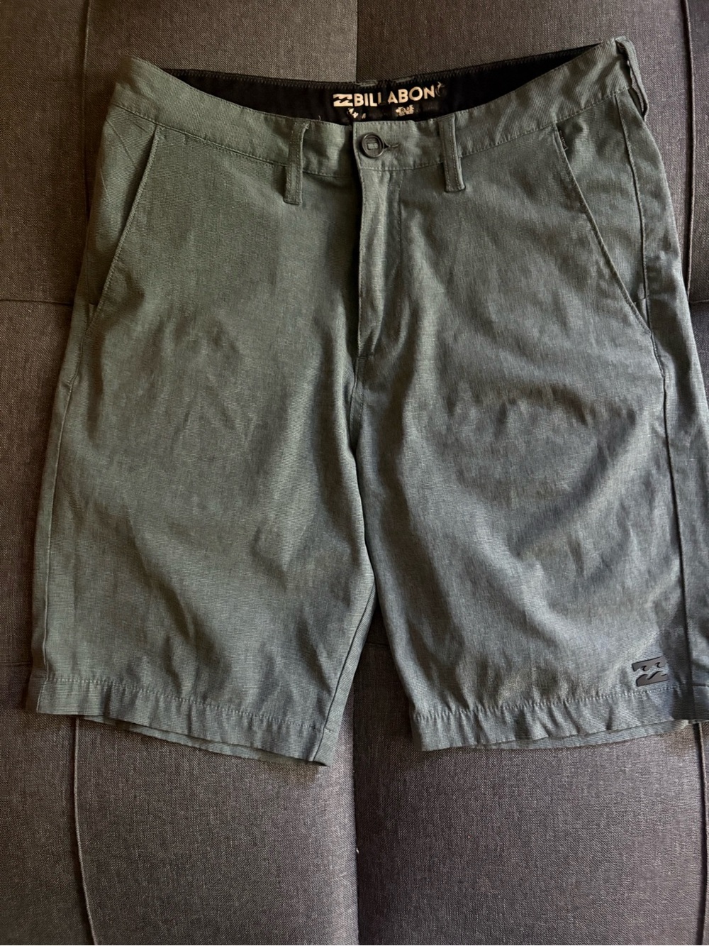 Billabong Men’s Olive Green Flat Front Shorts